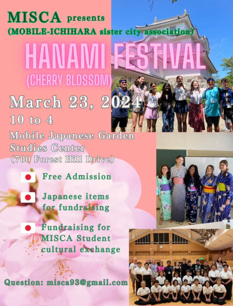 Hanami Festival in Mobile, AL March 23